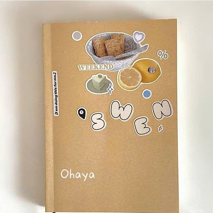 Sổ Ghi Chép Ohaya A5 Bìa Giấy Kraft 0138