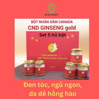 Bột nhân sâm Canada CND Gingseng (5 hũ*25g/set)