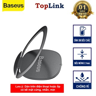  Giá Đỡ Nhẫn Móc Ngón Tay Baseus Xoay 360 Độ Dành Cho Tất Cả Các Mẫu Điện Thoại Di Động - TopLink 