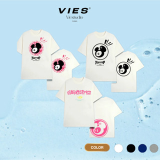 Áo Thun Nam Nữ PopPop Mascot In Hình sắc nét to Vải Cotton 2 Chiều Form Rộng Tay Lỡ Full Tem mác