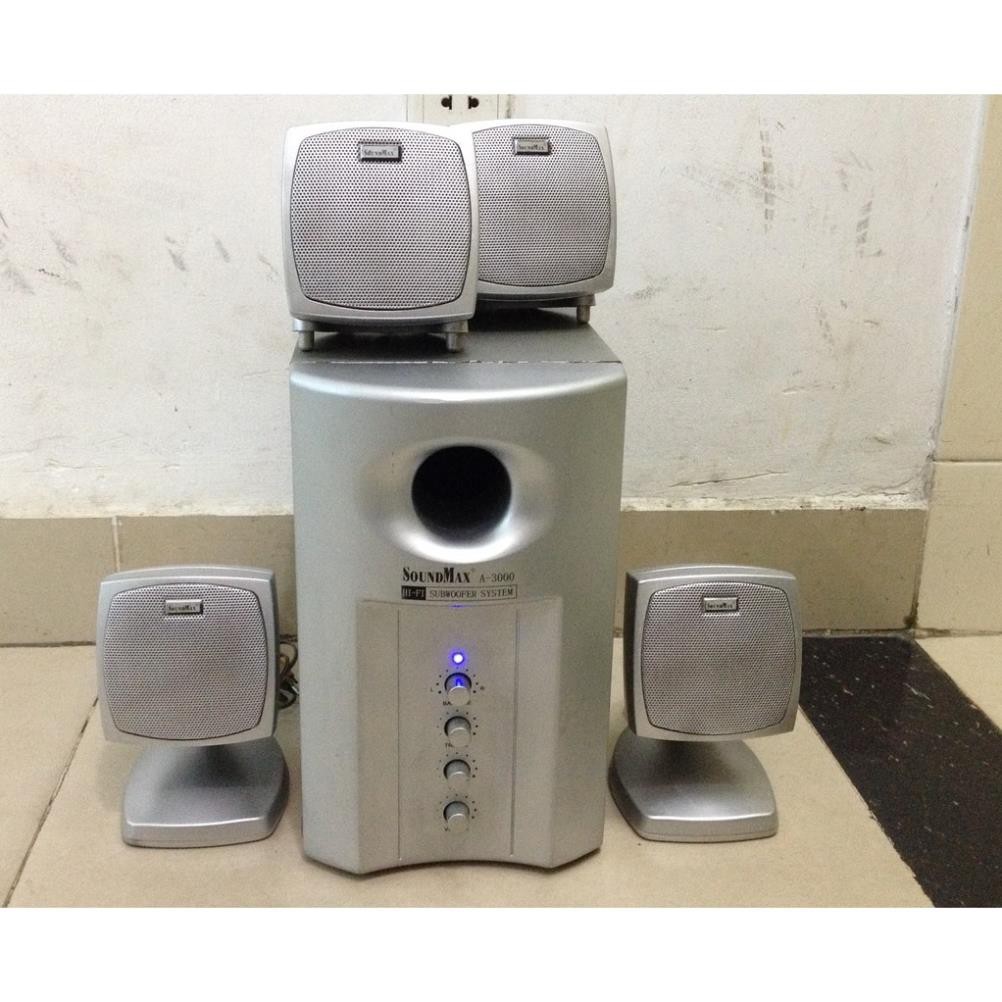 Loa vi tính Soundmax A3000 - 4.1 - đã qua sử dụng  - bass lực treble hay - có bluetooth