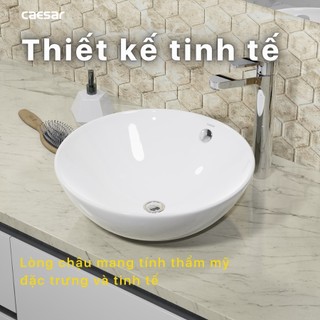 Chậu Rửa Lavabo Đặt Trên Bàn L5215 - CAESAR (Hàng Chính Hãng)