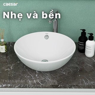 Chậu Rửa Lavabo Đặt Trên Bàn L5215 - CAESAR (Hàng Chính Hãng)