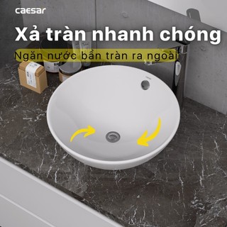 Chậu Rửa Lavabo Đặt Trên Bàn L5215 - CAESAR (Hàng Chính Hãng)