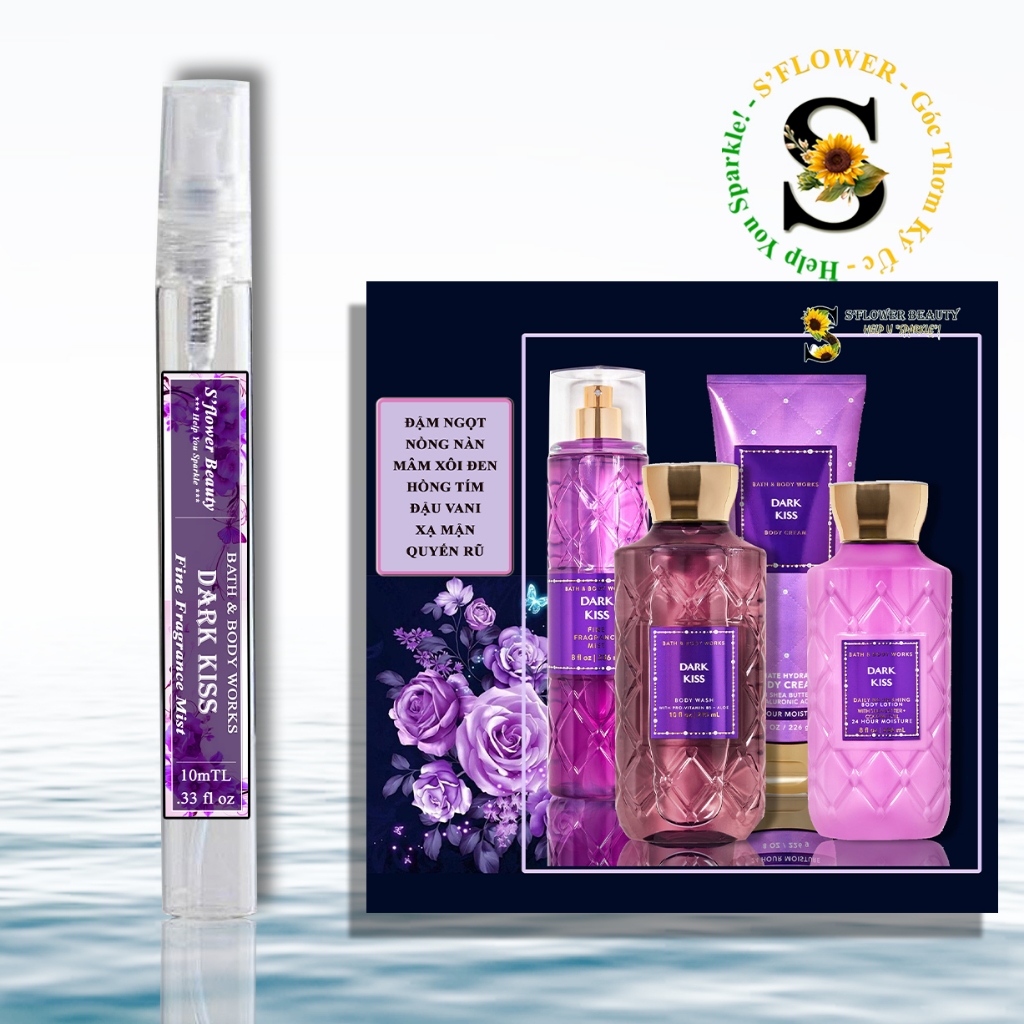 Siêu Mini 10ml | Sweet & Warm | Auth US | Xịt Thơm Nước Hoa Toàn Thân Bath & Body Works Fine Fragrance Body Mist | BigBuy360 - bigbuy360.vn