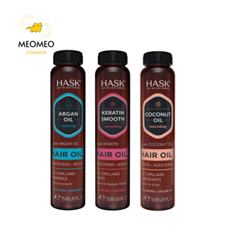 Dầu dưỡng phục hồi, làm bóng tóc Hask Coconut Oil , Argan Oil , Keraten Vial