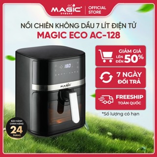 Nồi chiên không dầu Magic Eco AC-128, dung tích 8L, công suất 1800W - Hàng chính hãng.