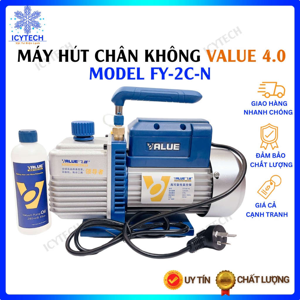 Máy Hút Chân Không Value 4.0 Model FY-2C-N hàng chính hãng Value - ICYTECH