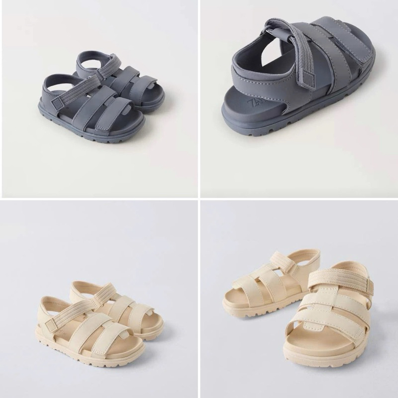 [ ZARA CHINA AUTH ] Dép rọ cho bé, Dép sandal chính hãng thiết kế đẹp mềm và êm chân
