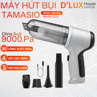 Máy Hút Bụi Cầm Tay Không Dây Nhật Bản TAMASHIO 6 Đầu Hút, Máy Hút Bụi Ô Tô, Giường Nệm