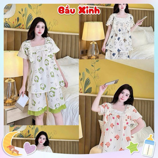 Bộ Bầu Cộc Tay Mùa Hè Tiểu Thư