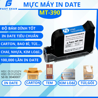Mực Máy In Date Cầm Tay MT 390, Khổ 12,7 mm - Dung Tích 42 ml (Mới 100%)