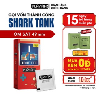 Bao Cao Su PlayAh True Fit Ôm Sát Hộp 10 size 49mm size nhỏ, chống tuột bao