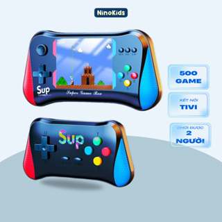 Máy chơi game cho bé trai 6 - 14 tuổi, Máy game cầm tay, màn hình 3.5 inch HD sắt nét hơn 500 trò chơi, MG01 NinoKids