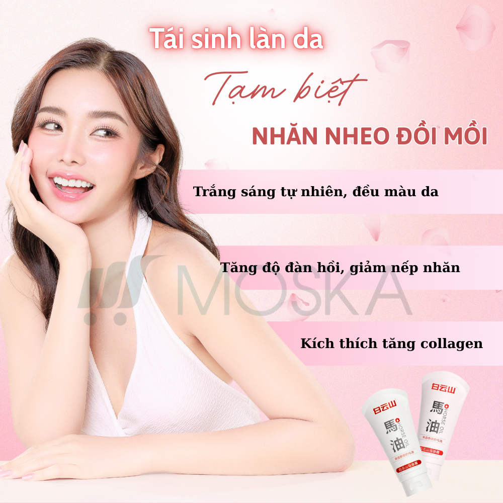 Kem Dưỡng Ẩm Da Tay HANJILIAN 80G - Da Tay Mềm Mịn, Dưỡng Bong Tróc, Giảm Nứt Nẻ, Dưỡng Trắng, Chống Lão Hóa | MOSKA