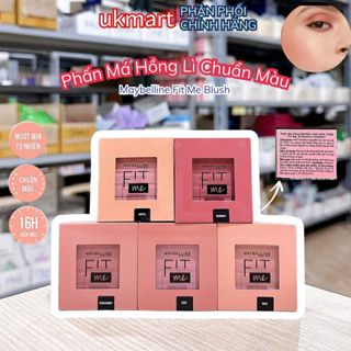 [Mã COSBAUMAR4 giảm 6% đơn 99K] Phấn má hồng mịn lì chuẩn màu Maybelline Fit Me Blush 4.5g