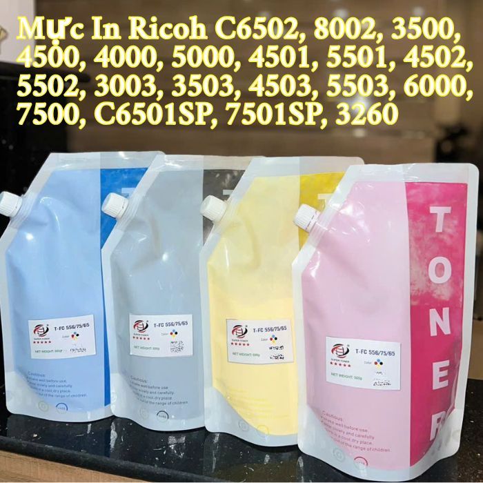 Mực gói Ricoh 3503, 4503, 3504, 4504, 6003, 6004, 6503, 8003, 4501, 5501, 4502, 5502, 6502, 8002