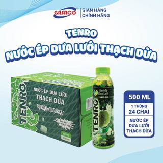 Nước Ép Trái Cây Thạch Dừa Tenro Gasaco 500ml Lốc/Thùng Chuẩn Vị Trái Cây