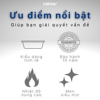 Chậu Rửa Lavabo Đặt Trên Bàn LF5258 - CAESAR(Hàng Chính Hãng)