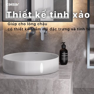 Chậu Rửa Lavabo Đặt Trên Bàn LF5258 - CAESAR(Hàng Chính Hãng)