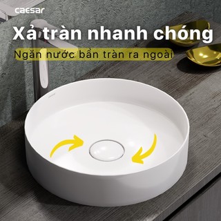 Chậu Rửa Lavabo Đặt Trên Bàn LF5258 - CAESAR(Hàng Chính Hãng)