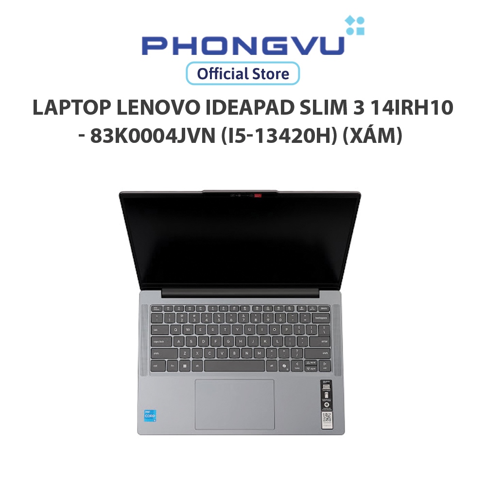 Máy tính xách tay/ Laptop Lenovo IdeaPad Slim 3 14IRH10 - 83K0004JVN (i5-13420H) (Xám) - Bảo hành 36 tháng