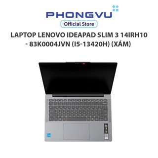 Máy tính xách tay/ Laptop Lenovo IdeaPad Slim 3 14IRH10 - 83K0004JVN (i5-13420H) (Xám) - Bảo hành 36 tháng