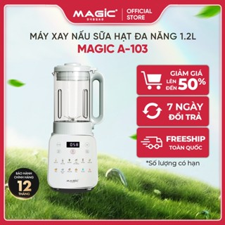 Máy nấu sữa hạt Magic 1.75L  A-103 xanh mint, 11 chức năng nấu tự động, bảo hành 12 tháng
