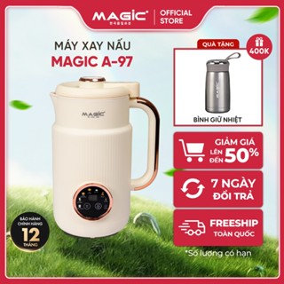 Máy làm sữa hạt Magic A-97, 7 chức năng nấu, chế độ hẹn giờ.