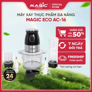 Máy xay thực phẩm đa năng Magic Eco AC-16, 3 cối xay, công suất 300W - Dung tích 1.5L.