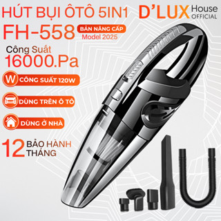 Máy Hút Bụi Cầm Tay Không Dây, Lực Hút 16000PA Hút Bụi Đa Năng Siêu Khỏe Công Suất 120W