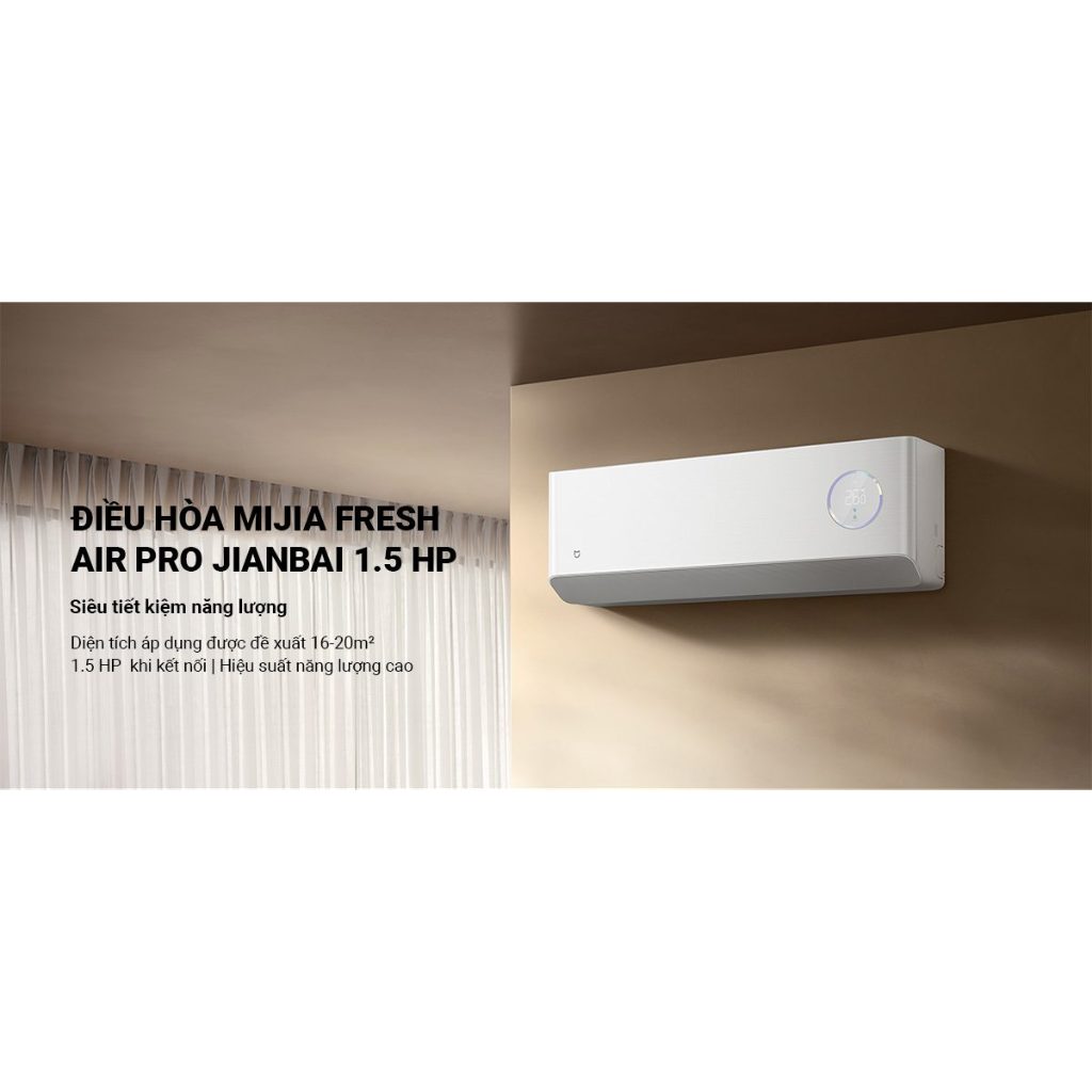 Điều hoà 2 chiều Xiaomi Mijia Inverter F5A1 Pro12.000BTU ( khí tươi – lọc không khí ) kết nối App Mi