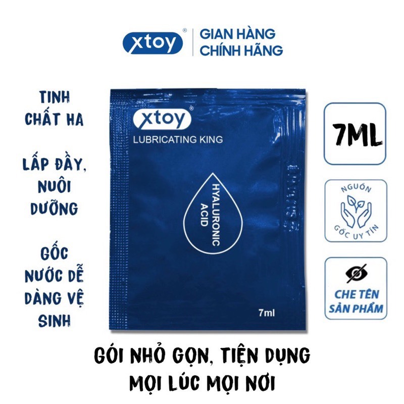Gel bôi trơn XTOY  gốc nước, dạng gói tiện dụng