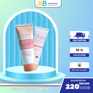  Kem Tẩy Lông & Dưỡng Da OLLIE 50ml – Dùng Cho Tay Chân Nách Vùng Bikini – Êm Dịu Không Gây Khô Rát 