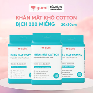 BỊCH KHĂN MẶT KHÔ COTTON GUMI TREO TƯỜNG TIỆN LỢI DÀY DẶN MỀM MẠI VÀ THOẢI MÁI