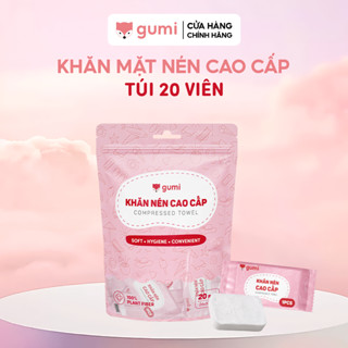 Khăn Mặt Nén Cotton Gumi Dày Dặn Dùng 1 Lần Tiện Dụng Khi Đi Du Lịch
