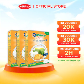 BAO BÌ MỚI - Combo Bánh Quy Quasure Light Bibica 210g - Thực phẩm cho người ăn kiêng, tiểu đường
