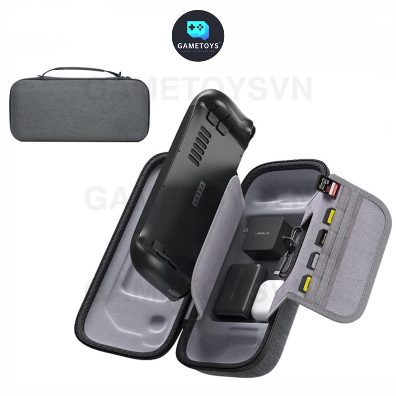 Túi đựng chống sốc kèm đế dựng xịn sò cho máy game Valve Steam Deck / SteamDeck LCD - OLED