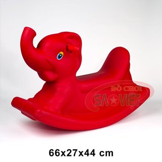 [HỎA TỐC] Bập bênh con VOI cho bé dưới 6 tuổi vui chơi vận động ở tiêm chủng VNVC S04NA01B Đồ Chơi Sao Việt