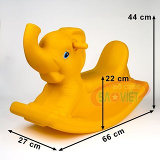 [HỎA TỐC] Bập bênh con VOI cho bé dưới 6 tuổi vui chơi vận động ở tiêm chủng VNVC S04NA01B Đồ Chơi Sao Việt