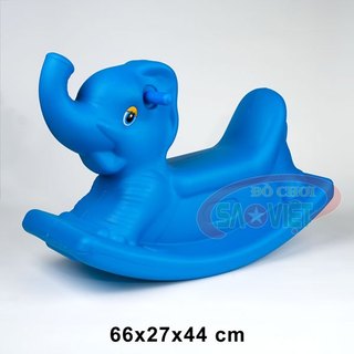 [HỎA TỐC] Bập bênh con VOI cho bé dưới 6 tuổi vui chơi vận động ở tiêm chủng VNVC S04NA01B Đồ Chơi Sao Việt