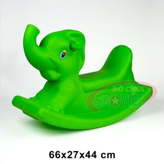 [HỎA TỐC] Bập bênh con VOI cho bé dưới 6 tuổi vui chơi vận động ở tiêm chủng VNVC S04NA01B Đồ Chơi Sao Việt
