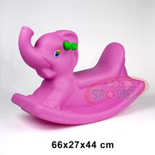 [HỎA TỐC] Bập bênh con VOI cho bé dưới 6 tuổi vui chơi vận động ở tiêm chủng VNVC S04NA01B Đồ Chơi Sao Việt