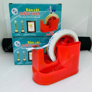 Bàn Cắt Băng Keo Để Bàn S400, Dao Cắt Băng Keo Thank You Dán Ly (Phù hợp băng keo: 12mm, 15mm)