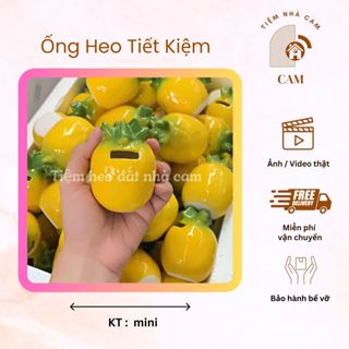  Heo Đất Tiết Kiệm - Trái Thơm Trái Dứa Mini  lợn sứ Đựng Tiền Ống Heo Ống Tiết Kiệm Trang trí 