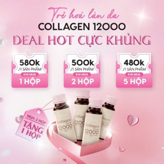 (Mua 2 Tặng 1) Collagen Relab 12000 Japan (Hộp 6 chai)