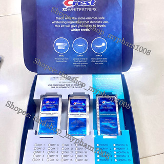 Lẻ 1 gói miếng dán trắng răng Crest 3D Professional Effects