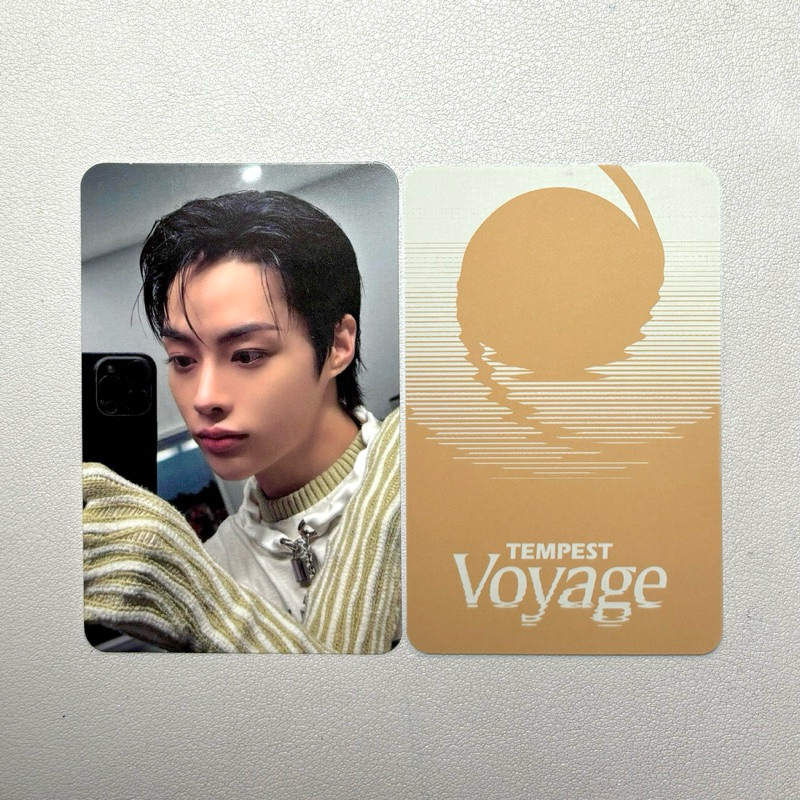 Card Hanbin TEMPEST mini album Voyage (thẻ bo góc)