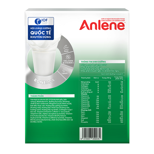 Combo 2 hộp Sữa Bột Anlene Hương Vani 1.2kg | BigBuy360 - bigbuy360.vn