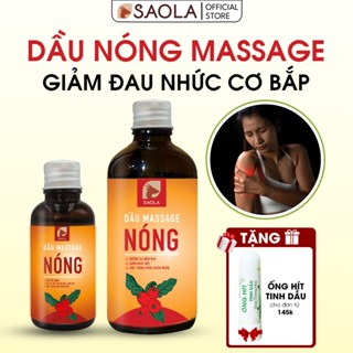 Dầu Nóng Massage Giảm Đau Nhức Mỏi Xương Khớp Và Toàn Thân, Giúp Ngủ Ngon, Vận Động Tốt 30ml, 100ml
